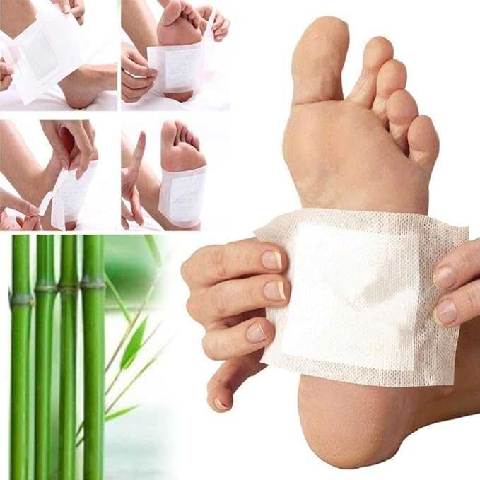 Kinoki Cleansing Detox Foot Patches | لاصقات كينوكي لتنظيف وإزالة السموم من القدمين
