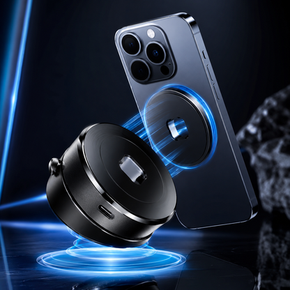 Smart Magnetic Vacuum Suction Phone Holder Type-C | حامل هاتف مغناطيسي شفط ذكي
