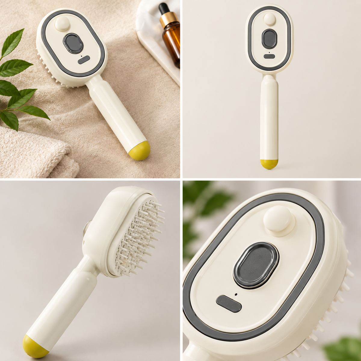 Steam Brush | Rechargeable Detangling Tool with Oil