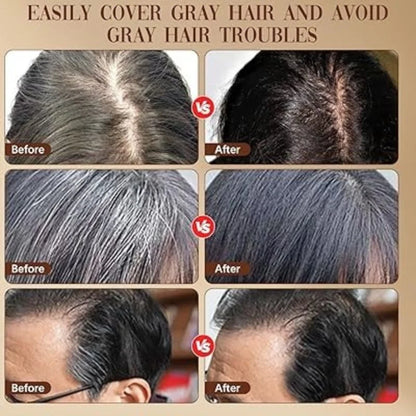 Black Hair Dye Stick for Instant Gray Coverage | قلم صبغة الشعر الأسود للتغطية الفورية للشيب